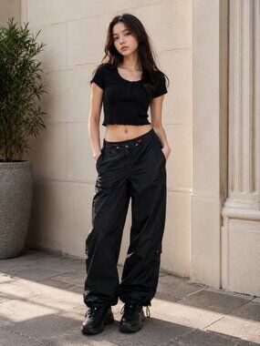 Prada‎ Black Waterproof Rain Pants